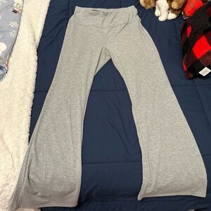 SHEIN Gray Flare Pants